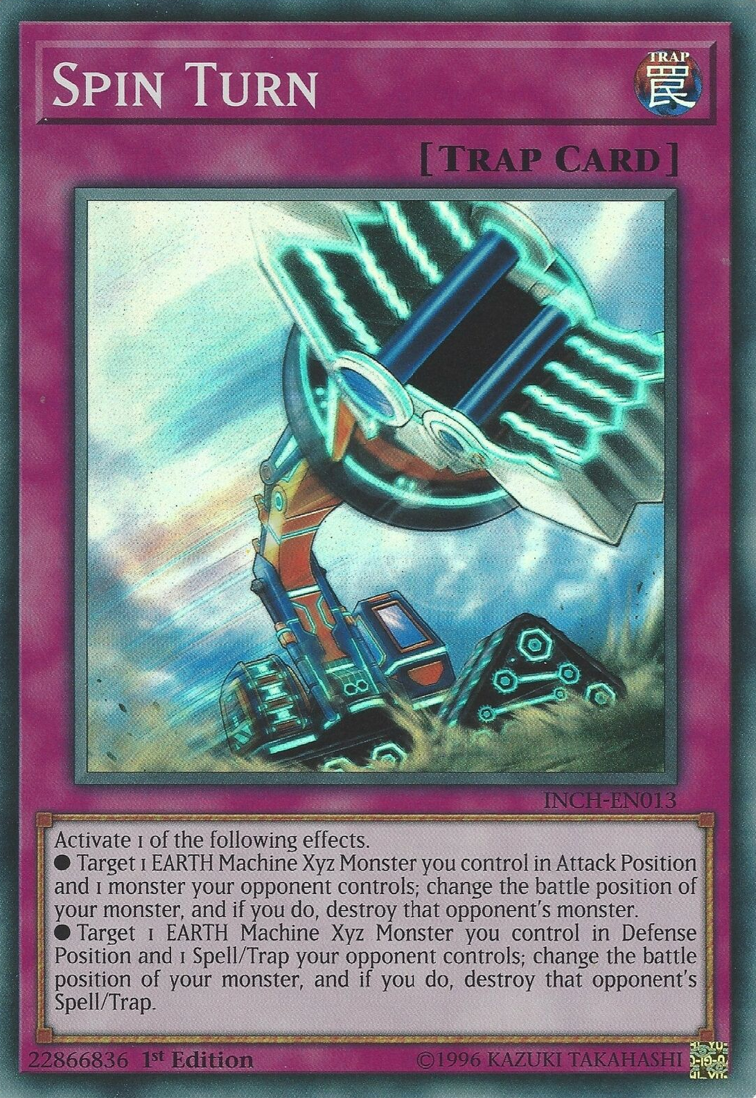Spin Turn [INCH-EN013] Super Rare | Deep Dive Games St. Marys