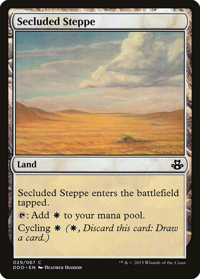 Secluded Steppe [Duel Decks: Elspeth vs. Kiora] | Deep Dive Games St. Marys