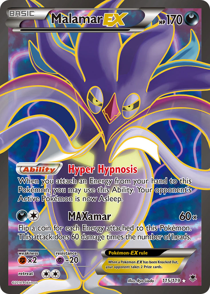 Malamar EX (115/119) [XY: Phantom Forces] | Deep Dive Games St. Marys