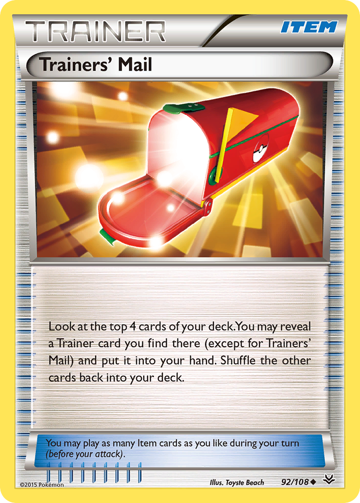 Trainers' Mail (92/108) [XY: Roaring Skies] | Deep Dive Games St. Marys