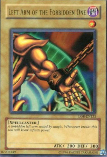 Left Arm of the Forbidden One [LOB-EN123] Ultra Rare | Deep Dive Games St. Marys