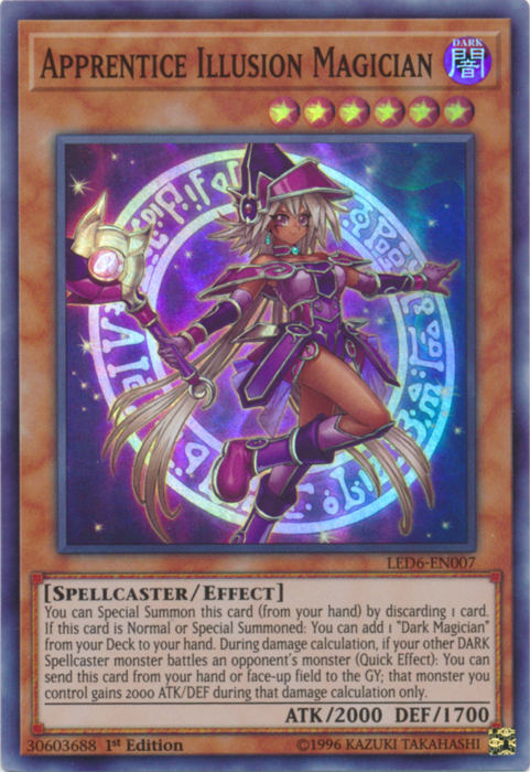 Apprentice Illusion Magician [LED6-EN007] Super Rare | Deep Dive Games St. Marys