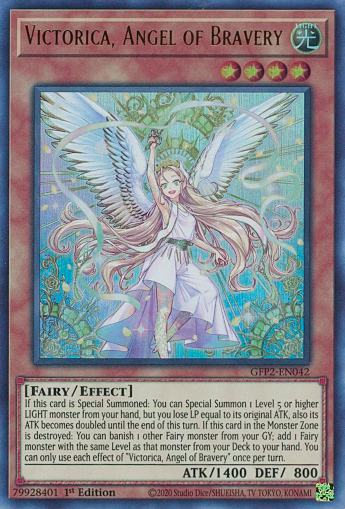 Victorica, Angel of Bravery [GFP2-EN042] Ultra Rare | Deep Dive Games St. Marys