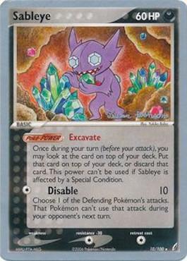 Sableye (10/100) (Intimidation - Tristan Robinson) [World Championships 2008] | Deep Dive Games St. Marys