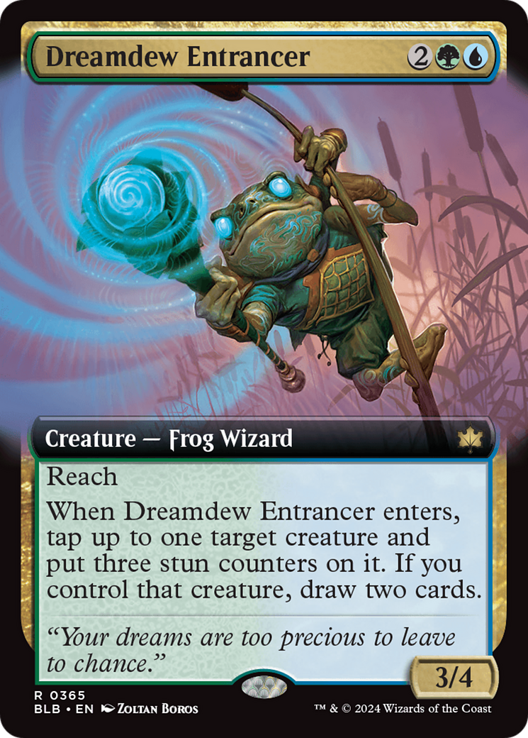 Dreamdew Entrancer (Extended Art) [Bloomburrow] | Deep Dive Games St. Marys