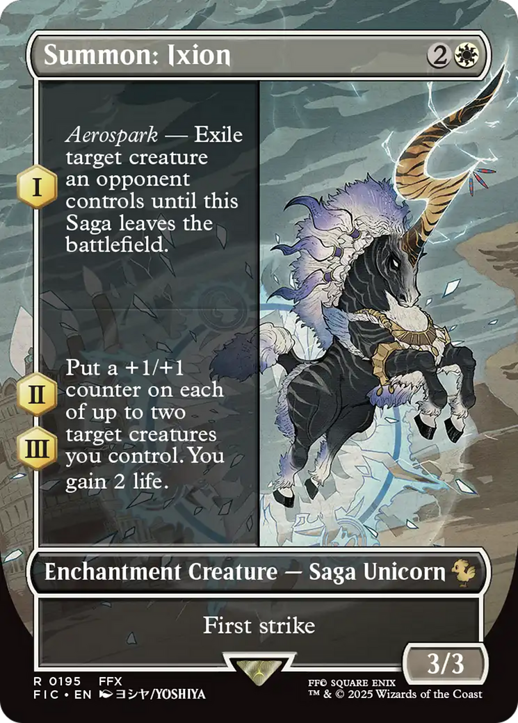 Summon: Ixion (Borderless) [FINAL FANTASY Commander] | Deep Dive Games St. Marys