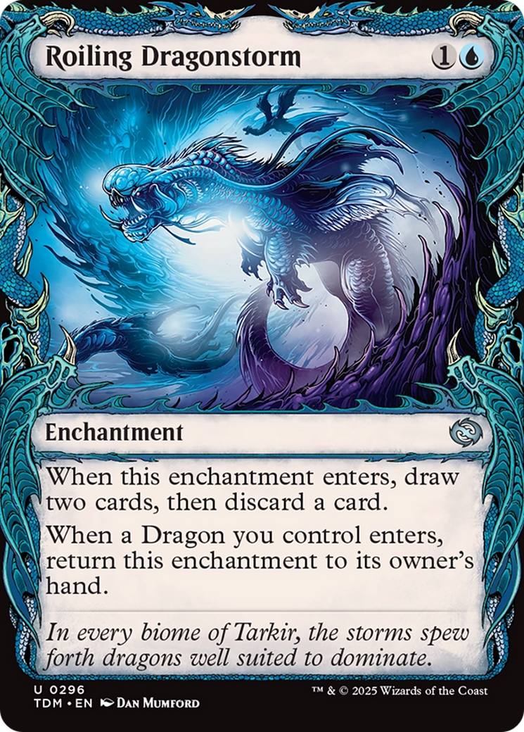 Roiling Dragonstorm (Showcase) [Tarkir: Dragonstorm] | Deep Dive Games St. Marys