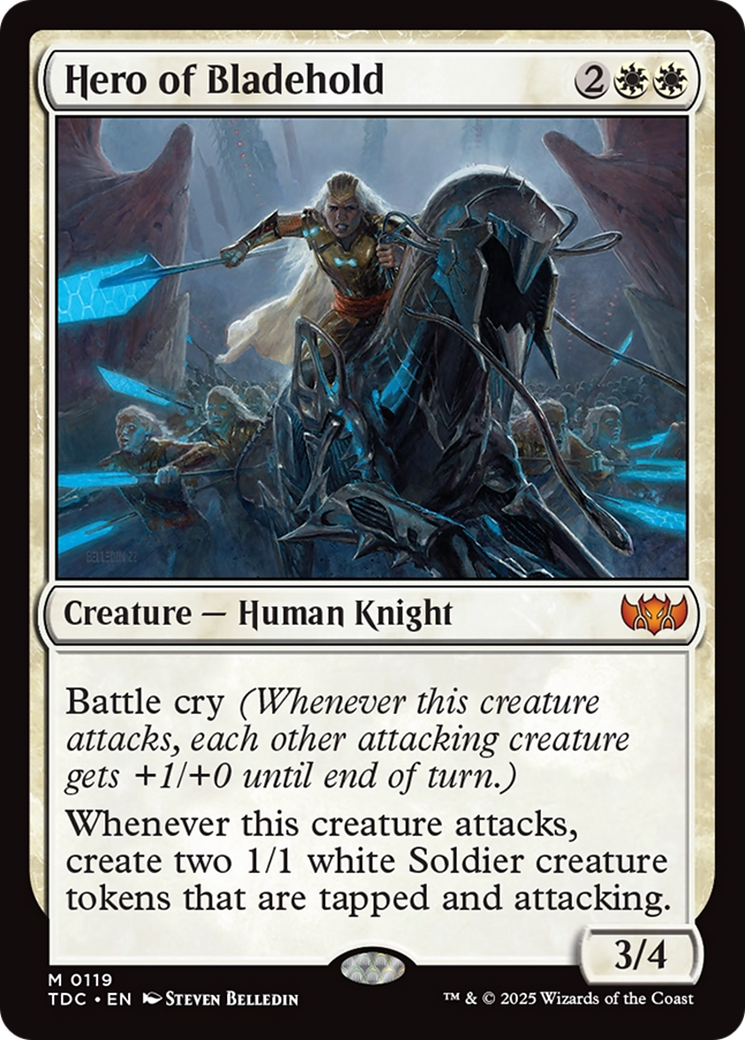 Hero of Bladehold [Tarkir: Dragonstorm Commander] | Deep Dive Games St. Marys