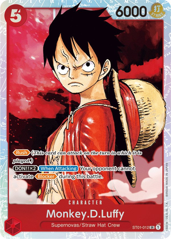 Monkey.D.Luffy (012) [Starter Deck: Straw Hat Crew] | Deep Dive Games St. Marys