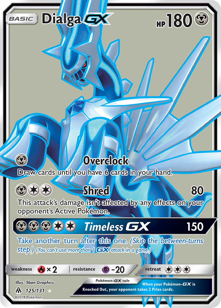 Dialga GX (125/131) [Sun & Moon: Forbidden Light] | Deep Dive Games St. Marys