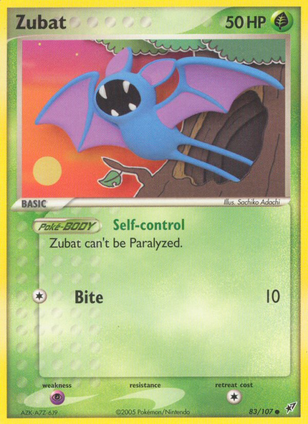 Zubat (83/107) [EX: Deoxys] | Deep Dive Games St. Marys