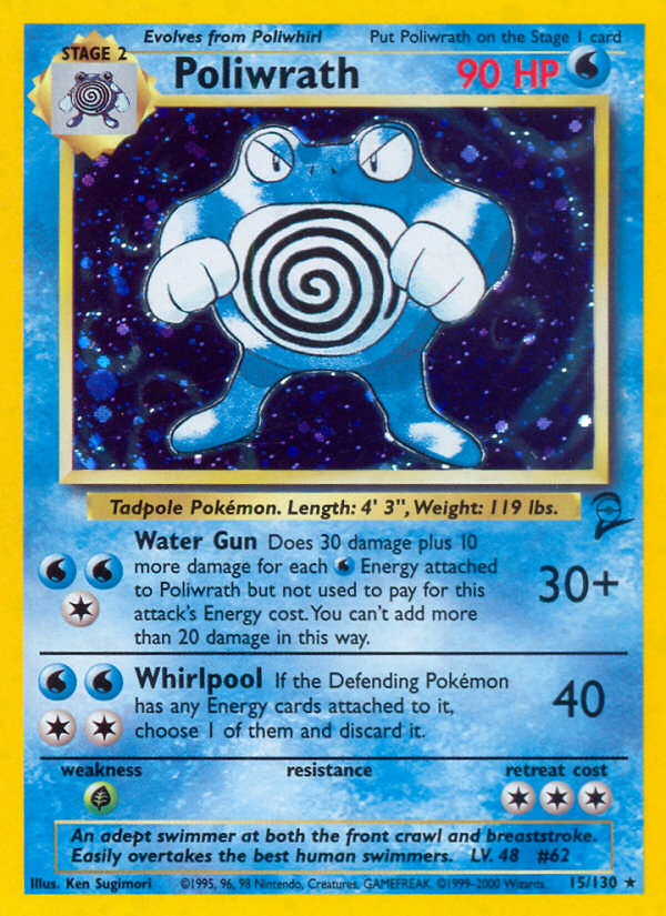 Poliwrath (15/130) [Base Set 2] | Deep Dive Games St. Marys