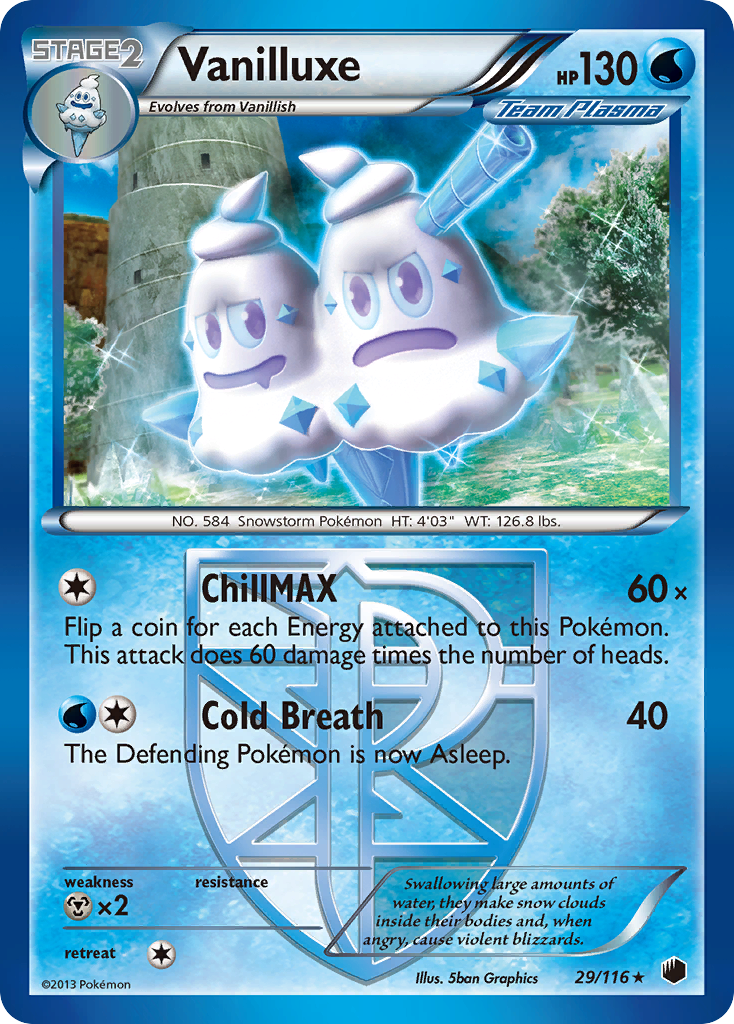 Vanilluxe (29/116) [Black & White: Plasma Freeze] | Deep Dive Games St. Marys