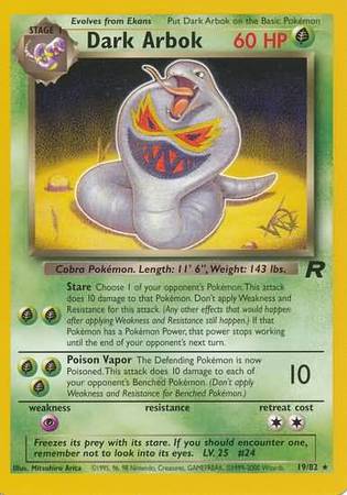 Dark Arbok (19/82) (W Stamped Promo) [Team Rocket Unlimited] | Deep Dive Games St. Marys