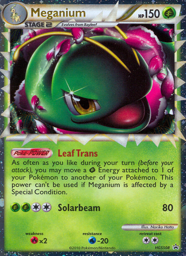 Meganium (HGSS08) [HeartGold & SoulSilver: Black Star Promos] | Deep Dive Games St. Marys