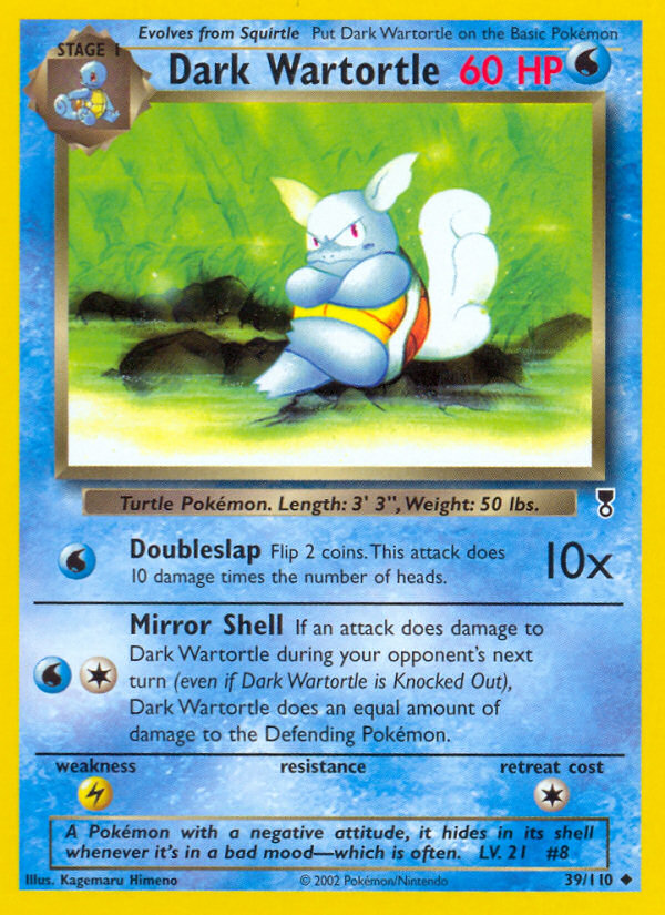 Dark Wartortle (39/110) [Legendary Collection] | Deep Dive Games St. Marys