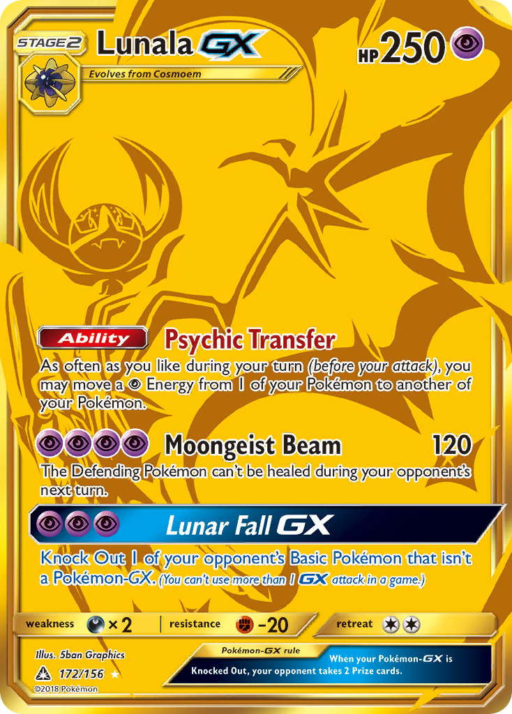 Lunala GX (172/156) [Sun & Moon: Ultra Prism] | Deep Dive Games St. Marys