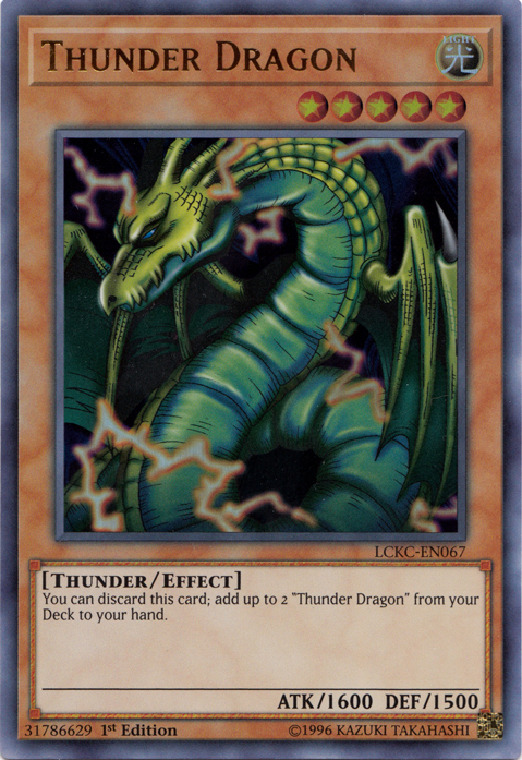 Thunder Dragon [LCKC-EN067] Ultra Rare | Deep Dive Games St. Marys