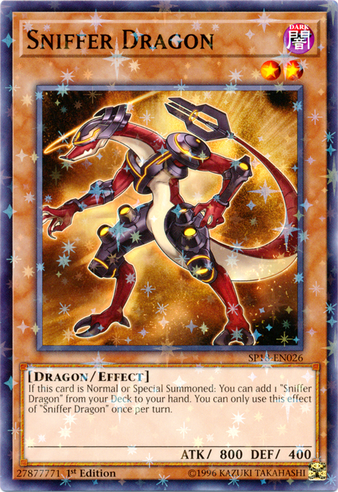 Sniffer Dragon [SP18-EN026] Starfoil Rare | Deep Dive Games St. Marys