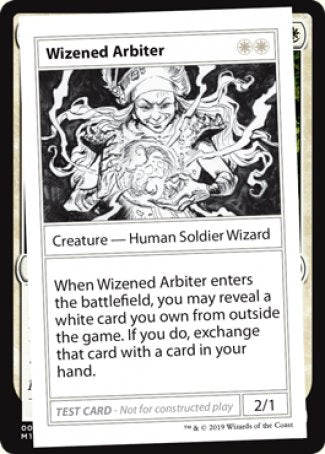 Wizened Arbiter (2021 Edition) [Mystery Booster Playtest Cards] | Deep Dive Games St. Marys