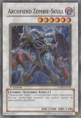 Archfiend Zombie-Skull [ANPR-EN042] Super Rare | Deep Dive Games St. Marys