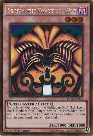 Exodia the Forbidden One [PGL2-EN026] Gold Rare | Deep Dive Games St. Marys