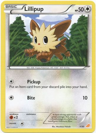 Lillipup (1/30) [Black & White: Trainer Kit - Excadrill] | Deep Dive Games St. Marys