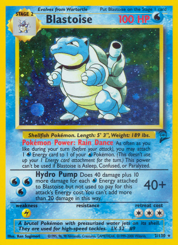 Blastoise (2/130) [Base Set 2] | Deep Dive Games St. Marys