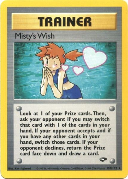 Misty's Wish (108/132) [Gym Challenge Unlimited] | Deep Dive Games St. Marys