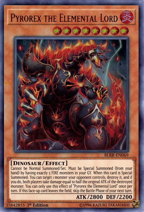 Pyrorex the Elemental Lord [BLRR-EN069] Ultra Rare | Deep Dive Games St. Marys