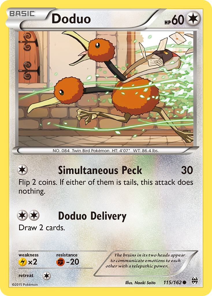 Doduo (115/162) [XY: BREAKthrough] | Deep Dive Games St. Marys