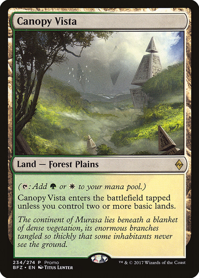 Canopy Vista (Promo) [Standard Showdown Promos] | Deep Dive Games St. Marys