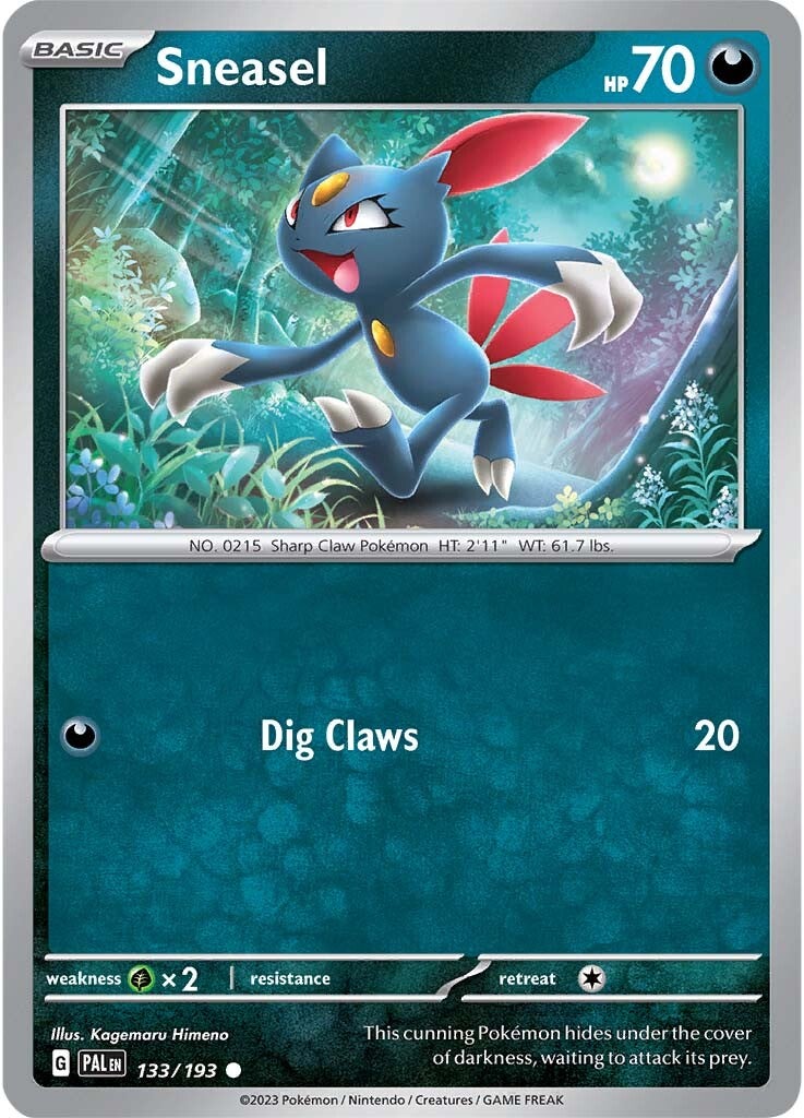 Sneasel (133/193) [Scarlet & Violet: Paldea Evolved] | Deep Dive Games St. Marys