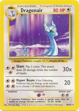 Dragonair (18/102) [Base Set Unlimited] | Deep Dive Games St. Marys