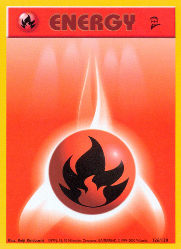 Fire Energy (126/130) [Base Set 2] | Deep Dive Games St. Marys