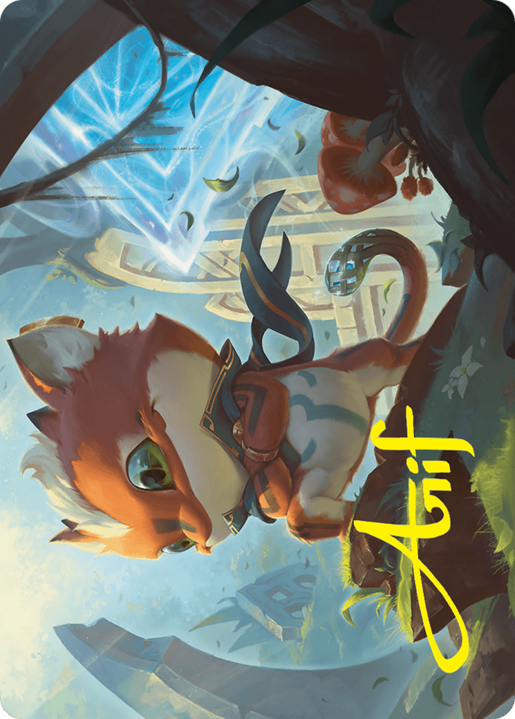 Loot, Exuberant Explorer Art Card (12/54) (Gold-Stamped Signature) [Foundations Art Series] | Deep Dive Games St. Marys