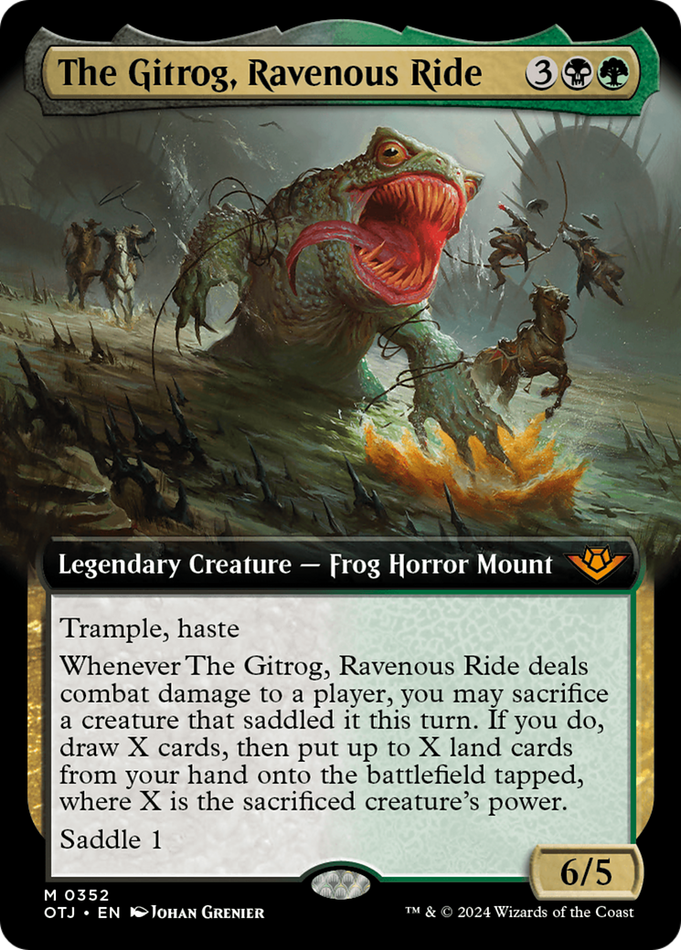 The Gitrog, Ravenous Ride (Extended Art) [Outlaws of Thunder Junction] | Deep Dive Games St. Marys