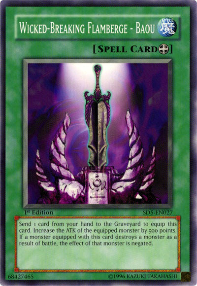 Wicked-Breaking Flamberge - Baou [SD5-EN027] Common | Deep Dive Games St. Marys