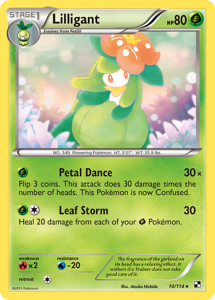 Lilligant (10/114) [Black & White: Base Set] | Deep Dive Games St. Marys