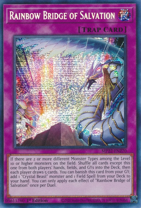 Rainbow Bridge of Salvation [MP22-EN270] Prismatic Secret Rare | Deep Dive Games St. Marys