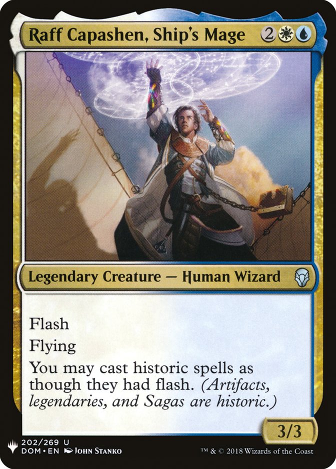 Raff Capashen, Ship's Mage [Mystery Booster] | Deep Dive Games St. Marys