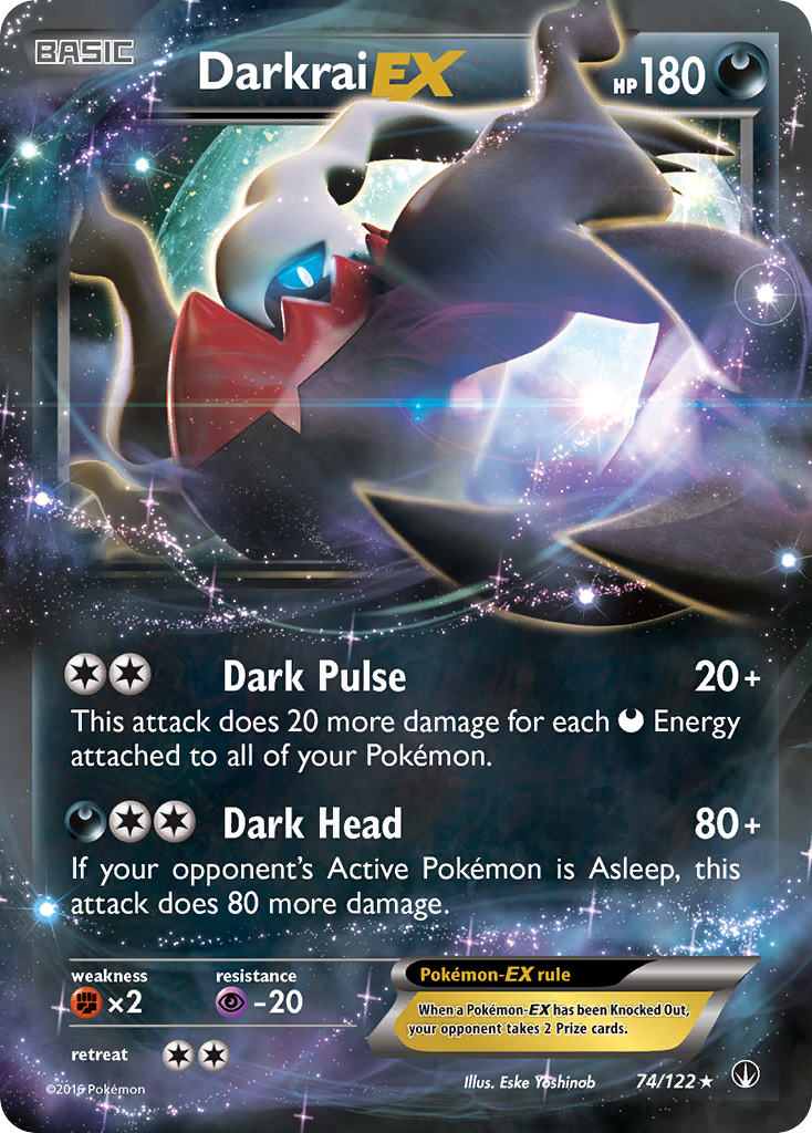 Darkrai EX (74/122) [XY: BREAKpoint] | Deep Dive Games St. Marys