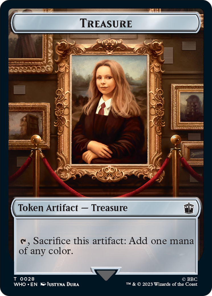 Horse // Treasure (0028) Double-Sided Token [Doctor Who Tokens] | Deep Dive Games St. Marys