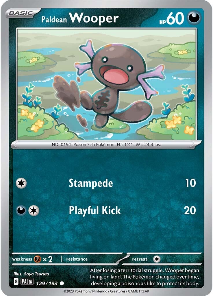 Paldean Wooper (129/193) [Scarlet & Violet: Paldea Evolved] | Deep Dive Games St. Marys