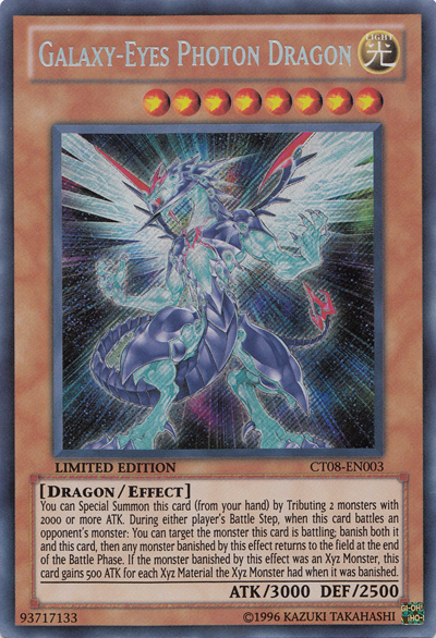 Galaxy-Eyes Photon Dragon [CT08-EN003] Secret Rare | Deep Dive Games St. Marys