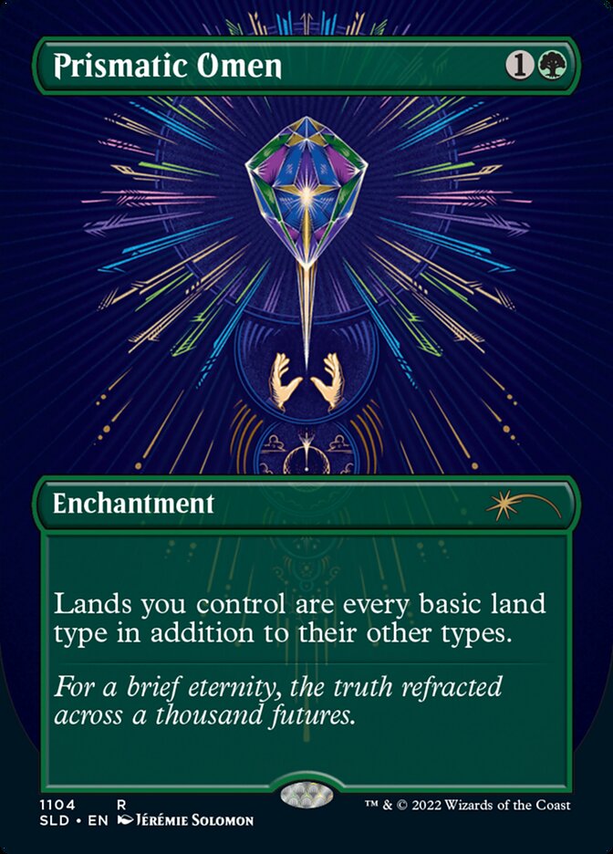 Prismatic Omen (Borderless) [Secret Lair Drop Series] | Deep Dive Games St. Marys