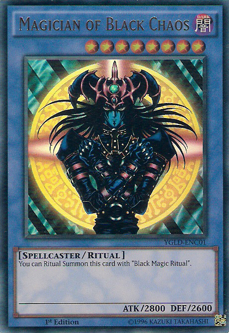 Magician of Black Chaos [YGLD-ENC01] Ultra Rare | Deep Dive Games St. Marys