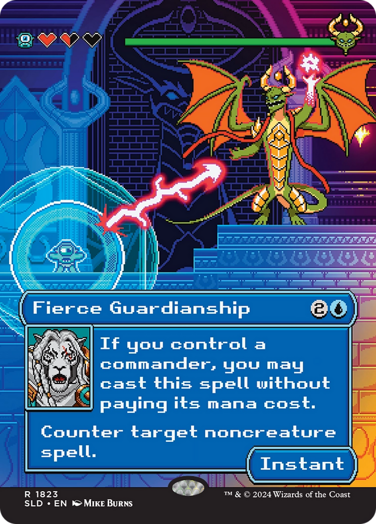 Fierce Guardianship (Rainbow Foil) [Secret Lair Drop Series] | Deep Dive Games St. Marys