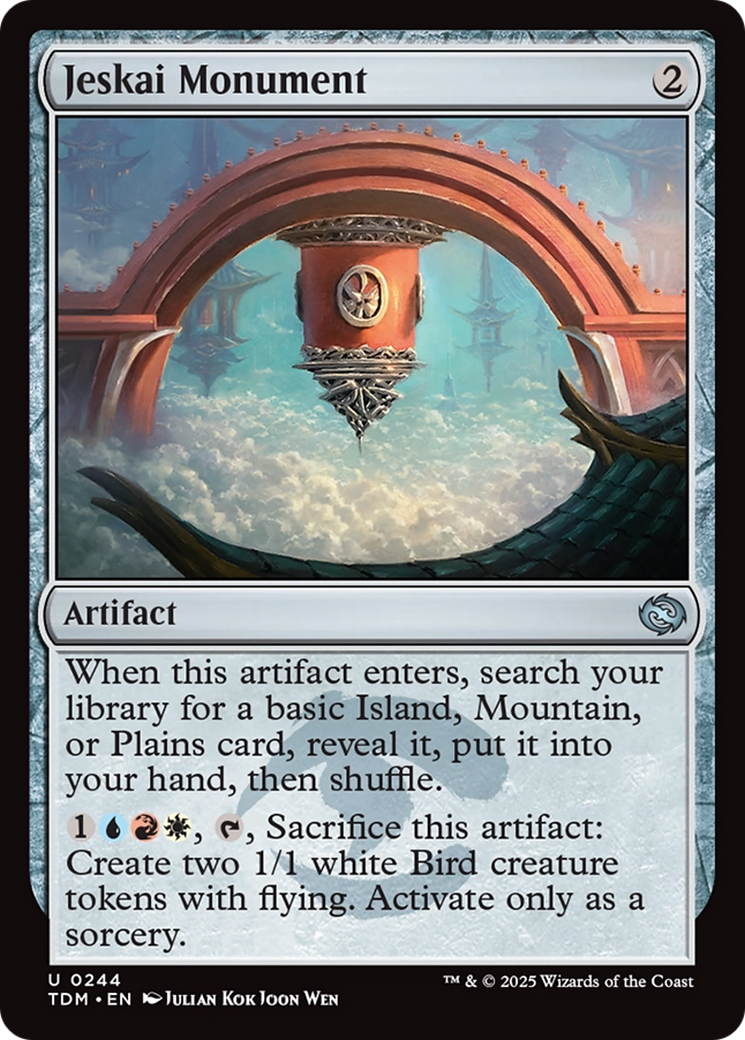 Jeskai Monument [Tarkir: Dragonstorm] | Deep Dive Games St. Marys