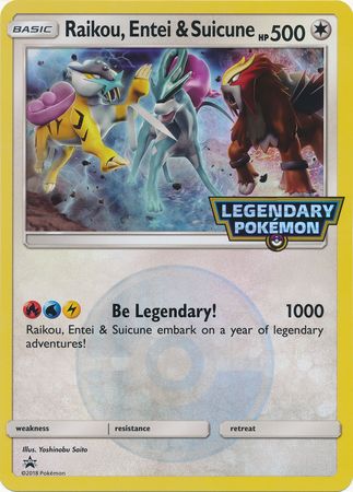 Raikou, Entei & Suicune (Jumbo Card) [Miscellaneous Cards] | Deep Dive Games St. Marys